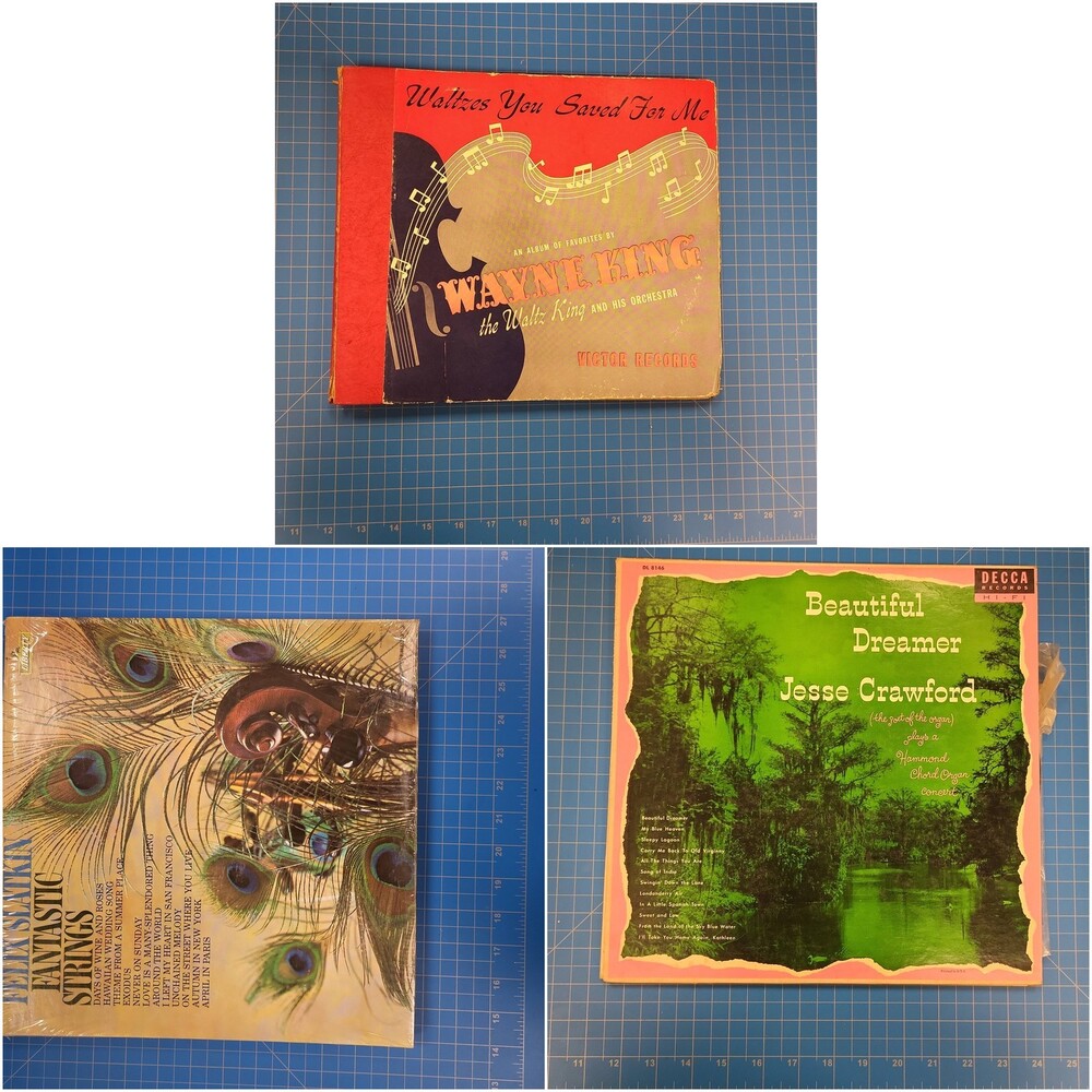 Lot of 3 Vinyl Records LP Beautiful Crawford Dreamer Fantastic Felix Hammond